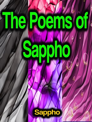 cover image of The Poems of Sappho